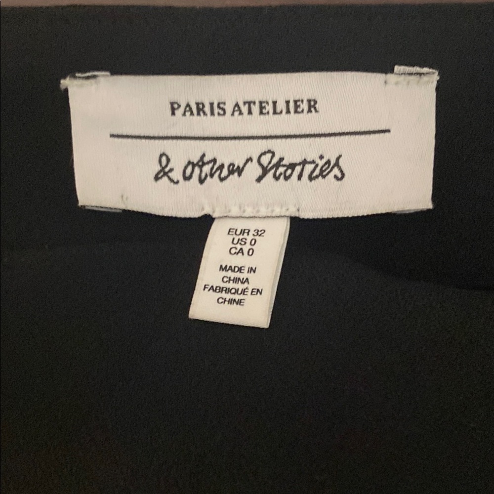 & Other Stories Black Skirt